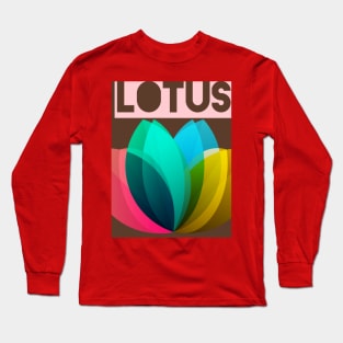 Lotus design Long Sleeve T-Shirt